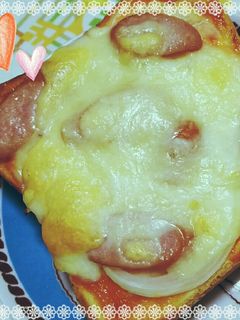 超簡単!なんちゃってピザトースト♪-レシピのメイン写真