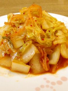 ベジ♪白菜のちょい辛キムチ炒め-レシピのメイン写真