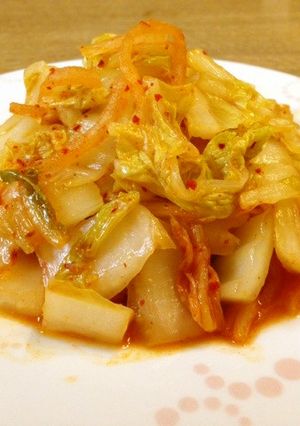 ベジ♪白菜のちょい辛キムチ炒め-レシピのメイン写真