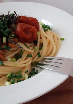 激うま簡単納豆梅パスタ-レシピのメイン写真