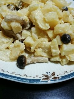 じゃがいもとしめじと玉葱の炒め物-レシピのメイン写真