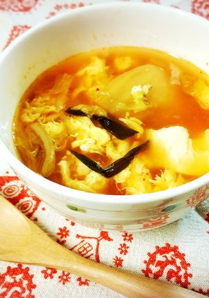 寒い冬に★簡単キムチスープ-レシピのメイン写真