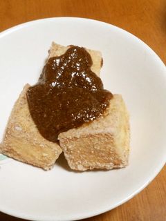 厚揚げのごまだれかけ・保育園給食-レシピのメイン写真