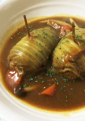圧力鍋でロール白菜 ♡カレー味で♡-レシピのメイン写真