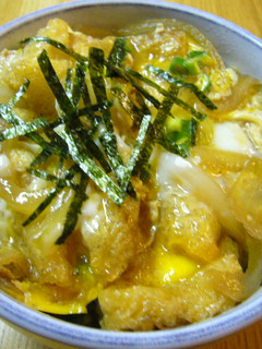 お財布にやさしい、あぶたま丼♪-レシピのメイン写真