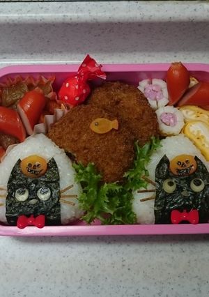 2匹の黒猫ハロウィン-レシピのメイン写真