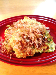 青梗菜で!子どもパクパクお好み焼き☆-レシピのメイン写真