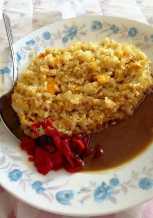 ドライカレーの炒飯-レシピのメイン写真