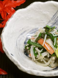 春菊とえのき❀すだち和え-レシピのメイン写真
