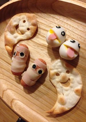 おとぼけミイラとベロベロオバケ-レシピのメイン写真