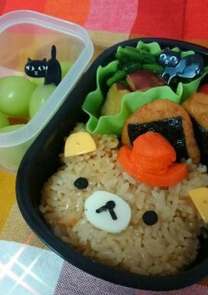 キャラ弁☆リラックマでハロウィン。-レシピのメイン写真