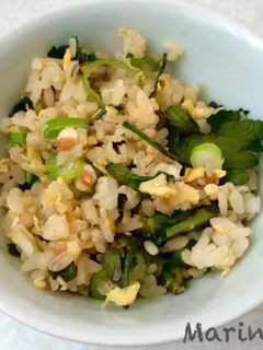 春菊チャーハン-レシピのメイン写真