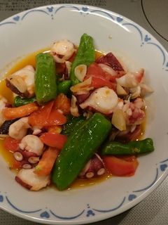 タコのアジアン風炒め-レシピのメイン写真