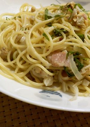 アサリの水煮缶を使った簡単オイルパスタ-レシピのメイン写真