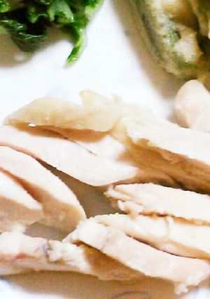 蒸し鶏(塩味)-レシピのメイン写真