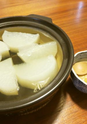 風呂吹き大根のゆず味噌かけ♪-レシピのメイン写真