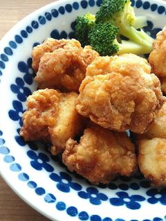 むね肉でかりっとジューシーから揚げ♪-レシピのメイン写真