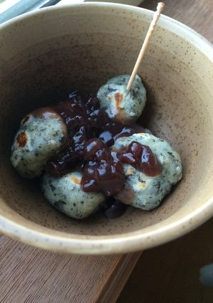 お茶ガラ活用お茶だんご-レシピのメイン写真