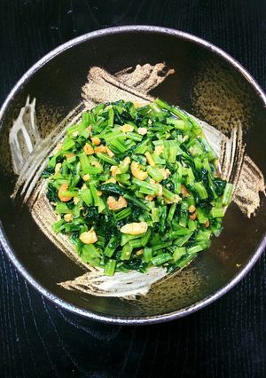 かぶの葉っぱと干しエビの常備菜-レシピのメイン写真