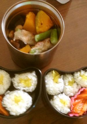 アスパラの豚バラ巻とたくあん巻寿し-レシピのメイン写真
