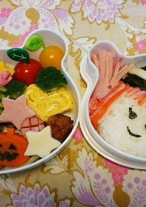 誰でも簡単 ハロウィン 魔女弁当-レシピのメイン写真