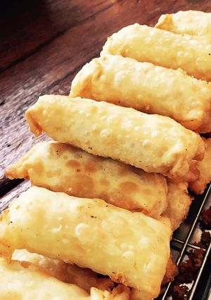 簡単☆餃子の皮でさつまいもとチーズ包み-レシピのメイン写真