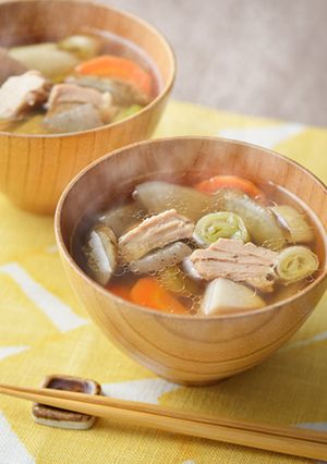 シーチキンけんちん汁-レシピのメイン写真