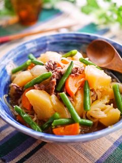簡単☆フライパンde基本の肉じゃが-レシピのメイン写真