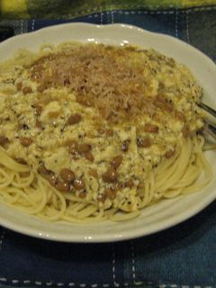 ふわとろ納豆パスタ♪-レシピのメイン写真