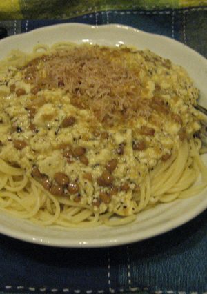 ふわとろ納豆パスタ♪-レシピのメイン写真