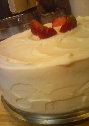 白いケーキ-レシピのメイン写真