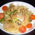 野菜たっぷりパスタ*バターしょうゆ風味