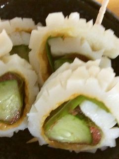 簡単 竹輪の クルクル巻き(o^^o)-レシピのメイン写真