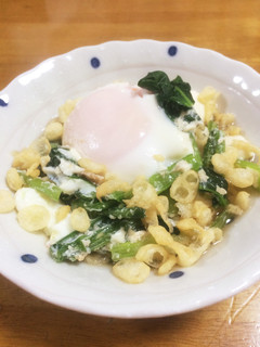 しろな、小松菜の煮物☆卵落とし-レシピのメイン写真