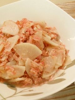 大根と川えびの酒粕煮-レシピのメイン写真