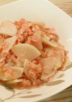大根と川えびの酒粕煮-レシピのメイン写真