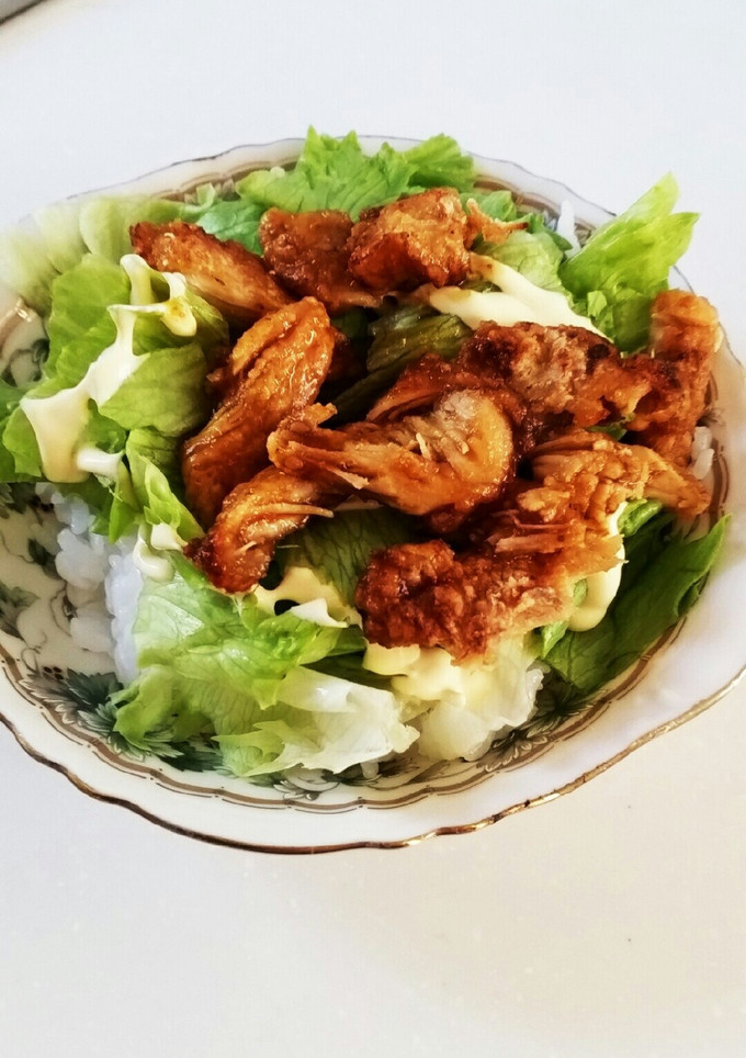 余った唐揚げを使って丼-レシピのメイン写真