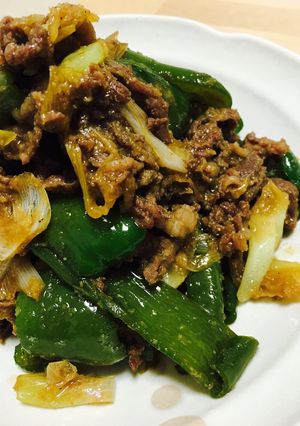 ご飯がすすむ＊牛肉とピーマンの炒め煮-レシピのメイン写真
