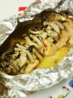 鮭としめじのホイル焼き-レシピのメイン写真