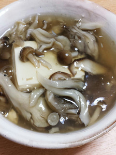お豆腐のキノコあんかけ(๑•ᴗ•๑)-レシピのメイン写真
