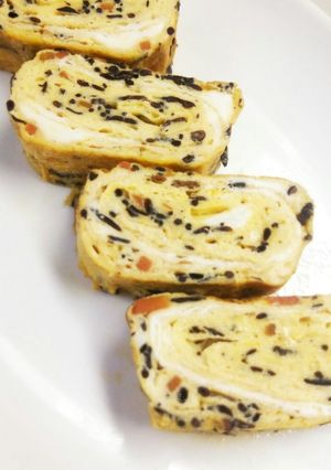 残ったひじきの煮物でしっかり味の玉子焼き-レシピのメイン写真