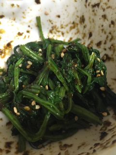 ほうれん草のごま和え 〜海苔の佃煮入り〜-レシピのメイン写真