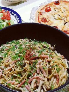 きのことベーコンの和風スパゲティ-レシピのメイン写真