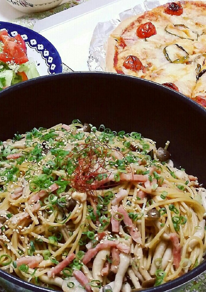 きのことベーコンの和風スパゲティ-レシピのメイン写真