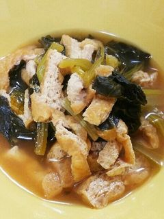 小松菜と油揚げの煮びたし-レシピのメイン写真