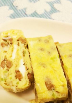 ◆納豆好きの納豆玉子焼き◆-レシピのメイン写真