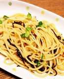 ズボラ♡混ぜるだけ♩シソ昆布パスタ