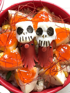 簡単 キャラ弁 おかず ちくわタコ星人④-レシピのメイン写真