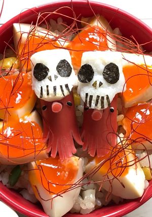 簡単 キャラ弁 おかず ちくわタコ星人④-レシピのメイン写真