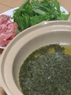 食べる緑茶葉しゃぶしゃぶ-レシピのメイン写真